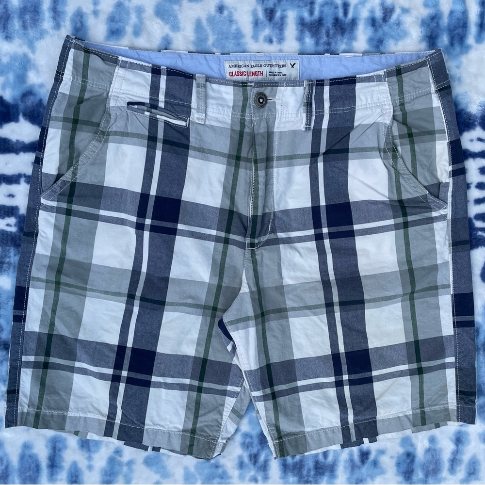 American Eagle Classic Plaid Men’s shorts size 38